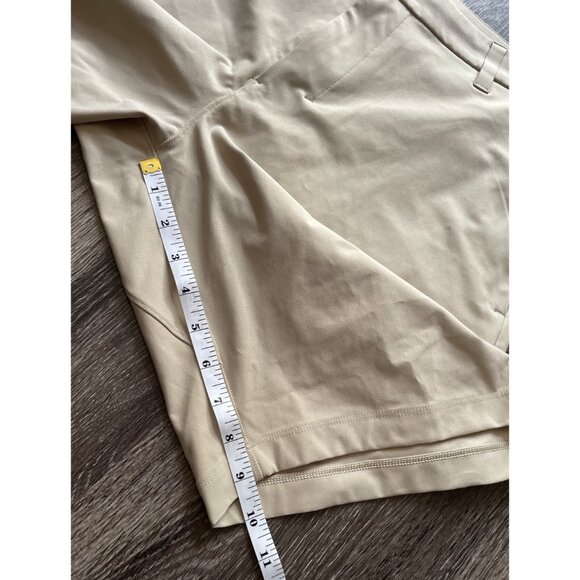 Lululemon Commission Shorts Men’s Sz 34 Sand Relaxed Fit Performance Shorts - Picture 5 of 13